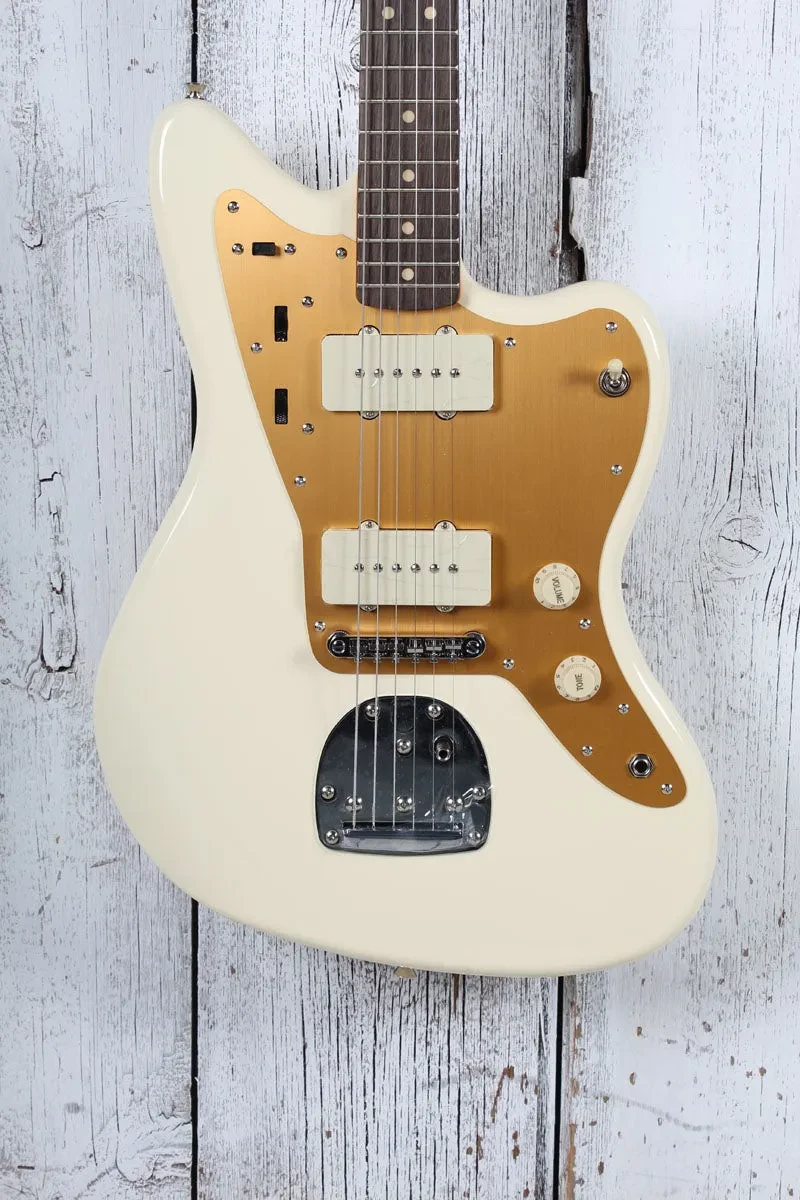 Fender Squier J Mascis Signature Jazzmaster Electric Guitar Vintage White Finish