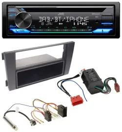 JVC Bluetooth MP3 USB DAB CD Autoradio für Audi A6 01-05 C5 Symphony Bose Aktivs