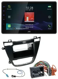 JVC DAB MP3 Bluetooth USB Autoradio für Opel Insignia 2008-2013 schwarz
