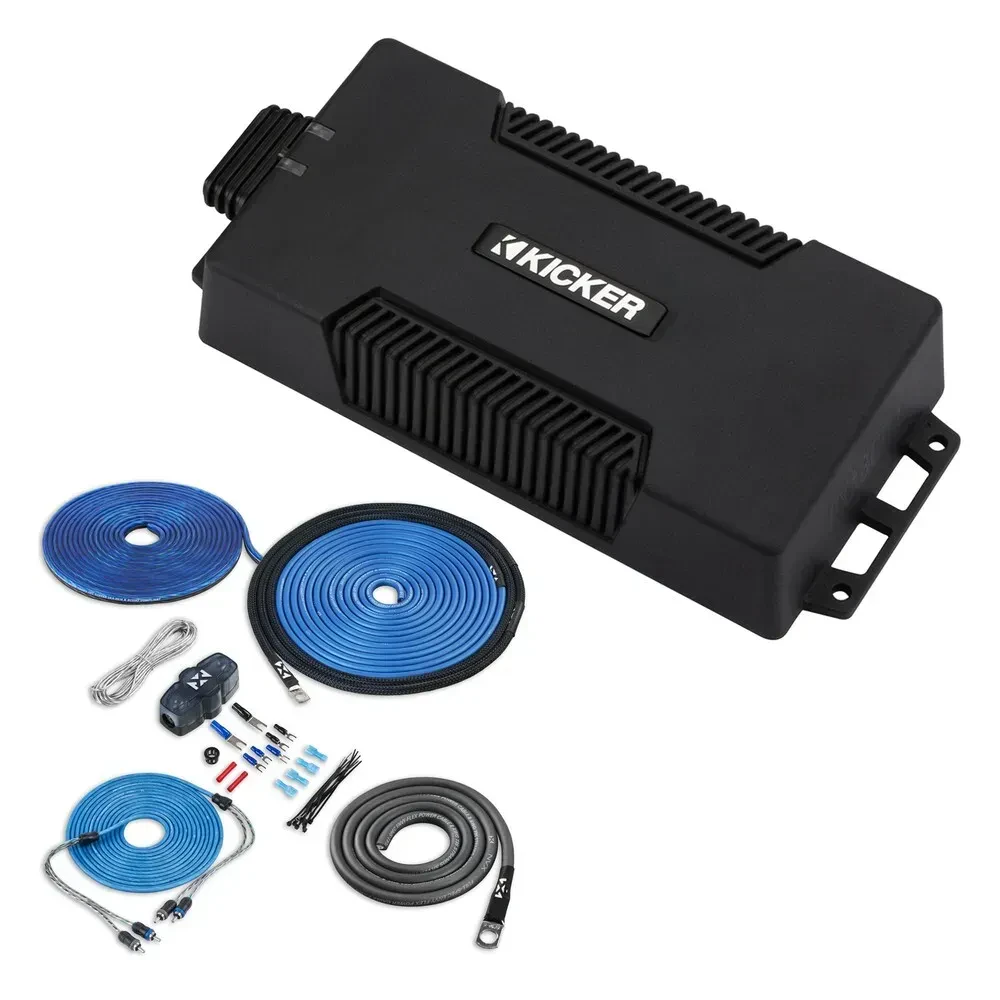 Усилитель мощности для морского применения KICKER 48PXA6001 600W RMS, Class D, моноблок (набор) с монтажным комплектом XKIT82