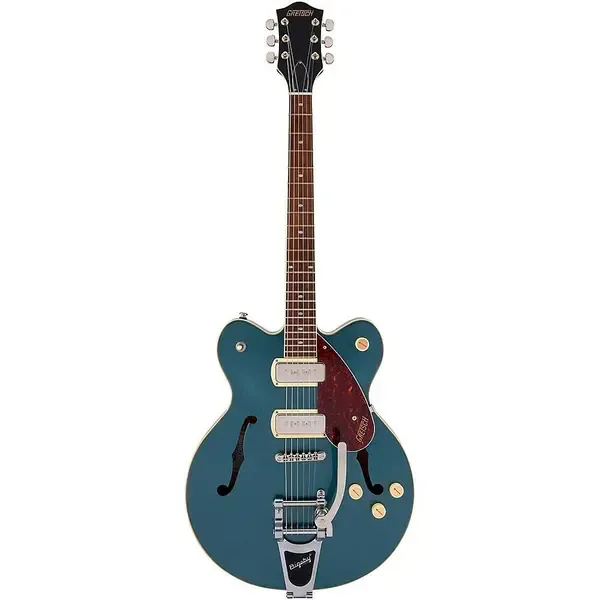 Электрогитара полуакустическая Gretsch G2622T P90 Streamliner Center Block Jr. Double-Cut P90 Bigsby Gunmetal