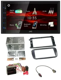 JVC USB Bluetooth MP3 DAB 2DIN Autoradio für Ford C-Max Galaxy Focus ab 2007 Pro