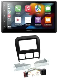 Автомагнитола Pioneer для Mercedes S-Class (1998–2005), 2 DIN, DAB, Bluetooth, USB, MP3, черный