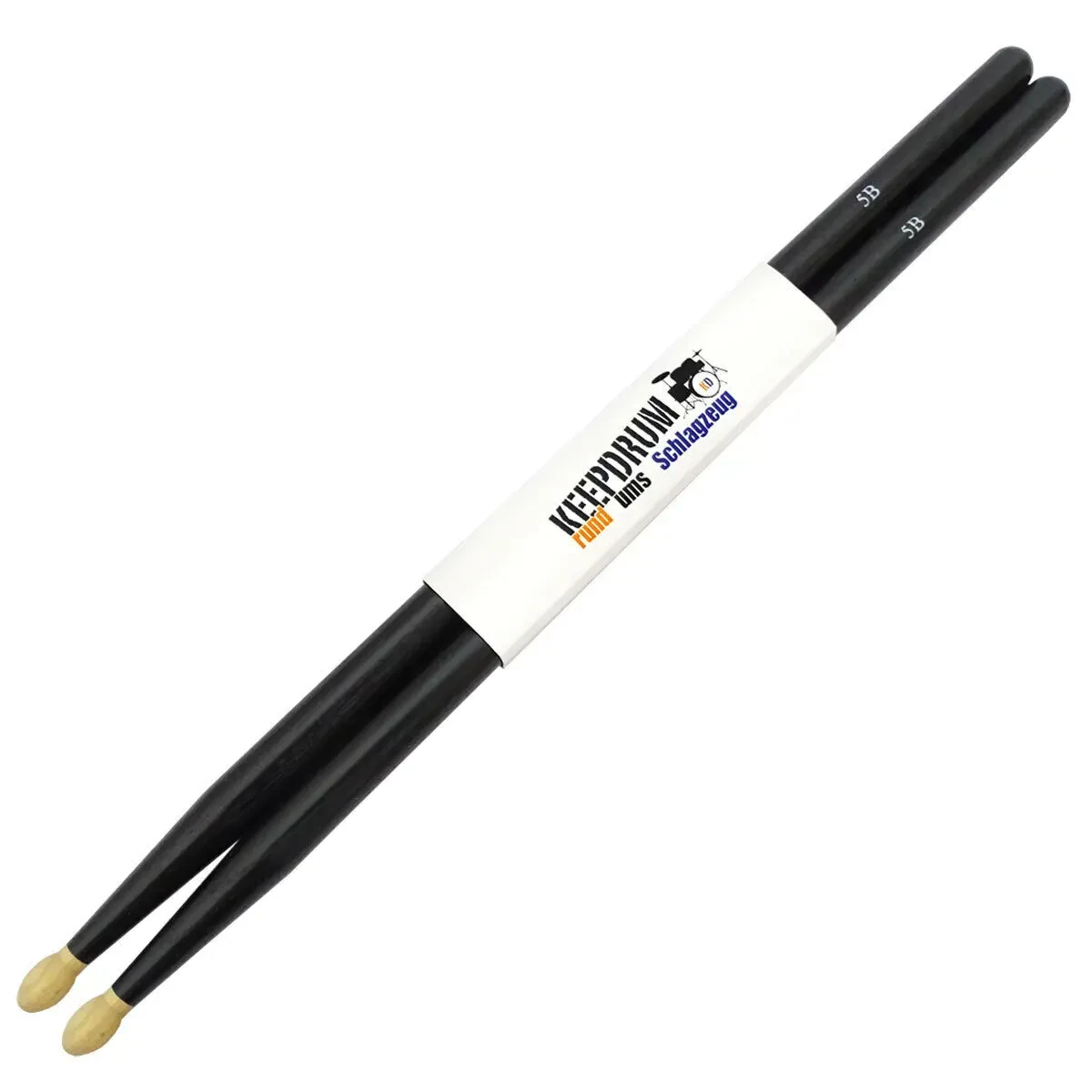 Барабанные палочки keepdrum 5B Black Hickory