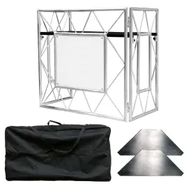 Eliminator Lighting PRO EVENT TBL 2 Workstation + Aluminum Shelves+ Carry Bag...