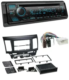 Kenwood Bluetooth USB CD MP3 DAB Autoradio für Mitsubishi Evo Lancer (ab 2008)