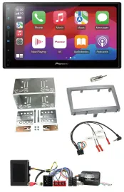 Pioneer DAB USB Lenkrad Bluetooth 2DIN Autoradio für Porsche 911 Boxster Cayman