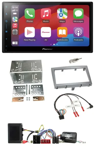 Pioneer DAB USB Lenkrad Bluetooth 2DIN Autoradio für Porsche 911 Boxster Cayman