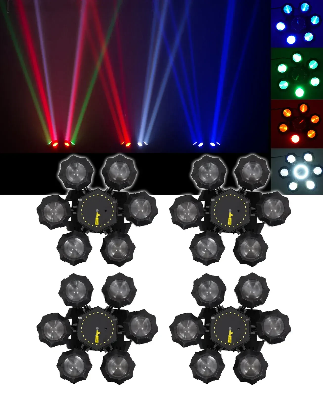 Светодиодный прибор Chauvet DJ Helicopter Q6 (4 штуки)