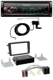 Pioneer Bluetooth DAB USB MP3 Autoradio für Mercedes C-Klasse CLK Vito Viano