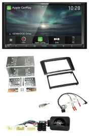 Kenwood Bluetooth USB 2DIN Lenkrad TMC DAB Navigation für Toyota Avensis 2003-20