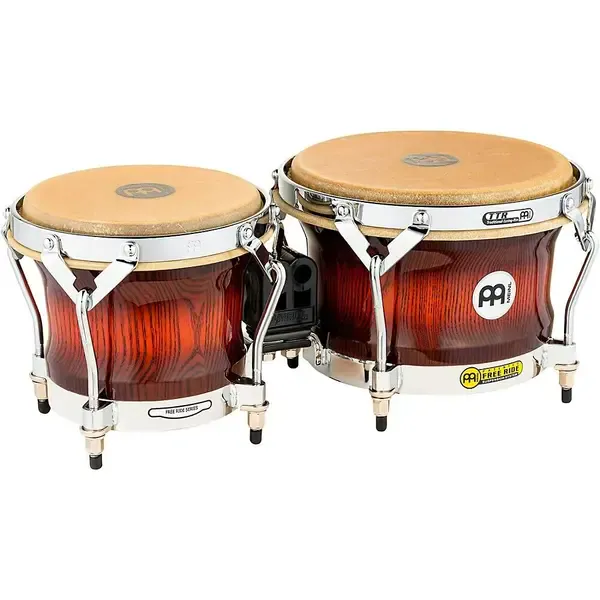 Бонго Meinl Free Ride Series Woodcraft Bongos Antique Mahogany Burst 7 in. and 9 in.