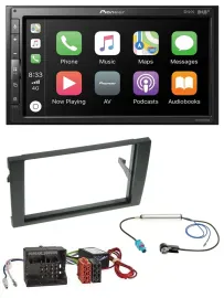 Pioneer USB MP3 DAB 2DIN Bluetooth Autoradio für Audi A4 B7 04-08 Aktivsystem MO