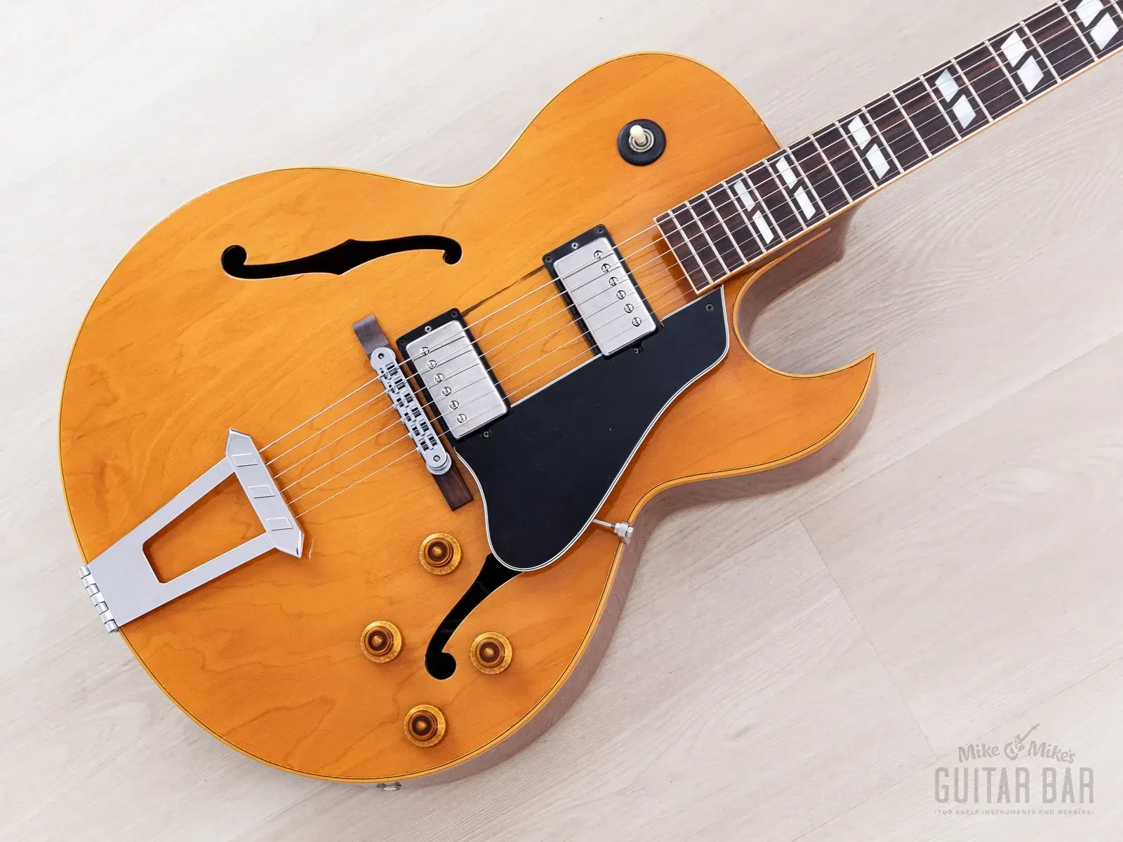 1990 Gibson ES-175 Hollowbody Guitar Antique Natural w/ 490 Pickups, Case