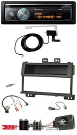 Pioneer Bluetooth DAB Lenkrad USB CD Autoradio für Hyundai i20 ISO 2009-11 schwa