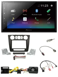 Pioneer USB Bluetooth DAB 2DIN Lenkrad Autoradio für BMW 1er man. Klima E87/E88/