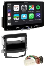 Alpine Bluetooth MP3 USB DAB Autoradio für SsangYong Korando CK 2010-2013