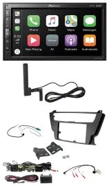 Pioneer USB 2DIN Bluetooth DAB Lenkrad Autoradio für BMW 3er 4er 2012-2016 ohne