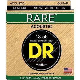 Струны для акустической гитары DR Strings Pre-alloy PMH-13 13-56