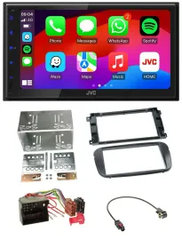 JVC Bluetooth USB MP3 2DIN DAB Autoradio für Ford C-Max Galaxy Focus ab 2007 Pro