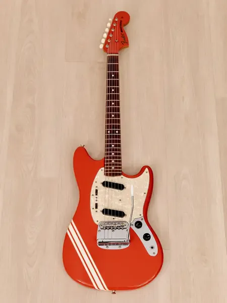 Электрогитара Fender Competition Mustang '73 Vintage Reissue MG73-CO Fiesta Red 2008 Japan w/gigbag