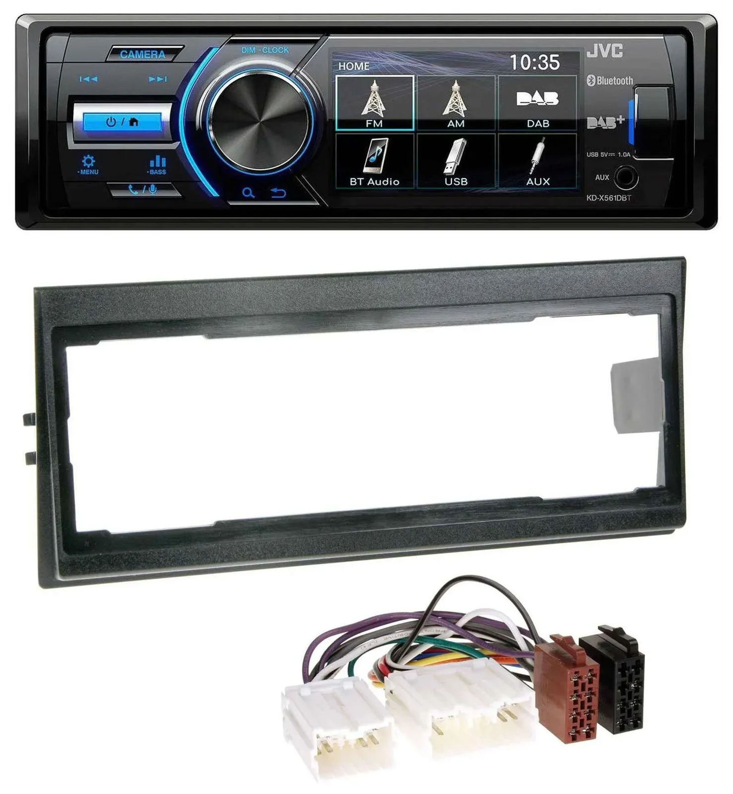 JVC Bluetooth MP3 USB DAB Autoradio für Volvo 940, 960, S40 (bis 2000)