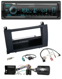 Kenwood Bluetooth Lenkrad DAB USB Autoradio für Mercedes SLK R171 2004-2011