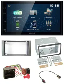 Kenwood 2DIN Bluetooth MP3 USB DAB Autoradio für Ford Galaxy Focus C-Max S-Max 0