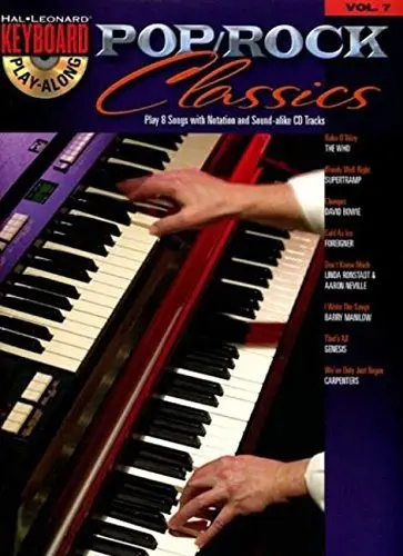 Ноты MusicSales KEYBOARD PLAY-ALONG VOLUME 7 POP/ROCK CLASSICS KBD