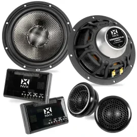 Пассивная акустическая система NVX XQS65KITv2 X-Series, 6.5", компонентная, 2‑полосная, 300 Вт RMS (набор)