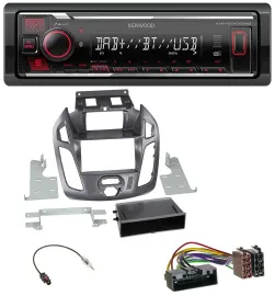 Kenwood MP3 Bluetooth USB DAB Autoradio für Ford Transit Connect 12-18 Display P