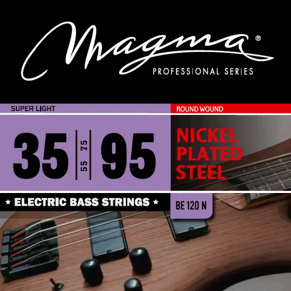 Струны для бас-гитары 35-95 Magma Strings BE120N
