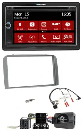 Blaupunkt 2DIN USB DAB Lenkrad Bluetooth TMC Navigation für Alfa Romeo 147 GT 20