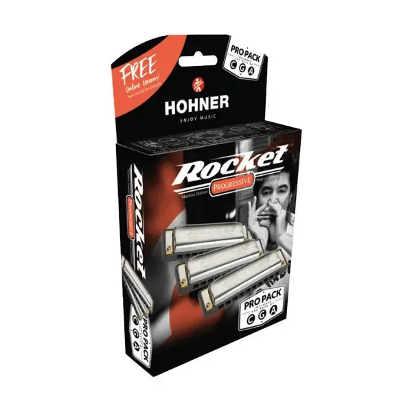 Набор губных гармошек диатонических HOHNER M2013XP Rocket ProPack (C, G, A)