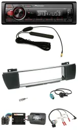 Автомагнитола для BMW X3 E83 2004–2010 Pioneer 1 DIN, DAB, USB, MP3, поддержка управления на руле