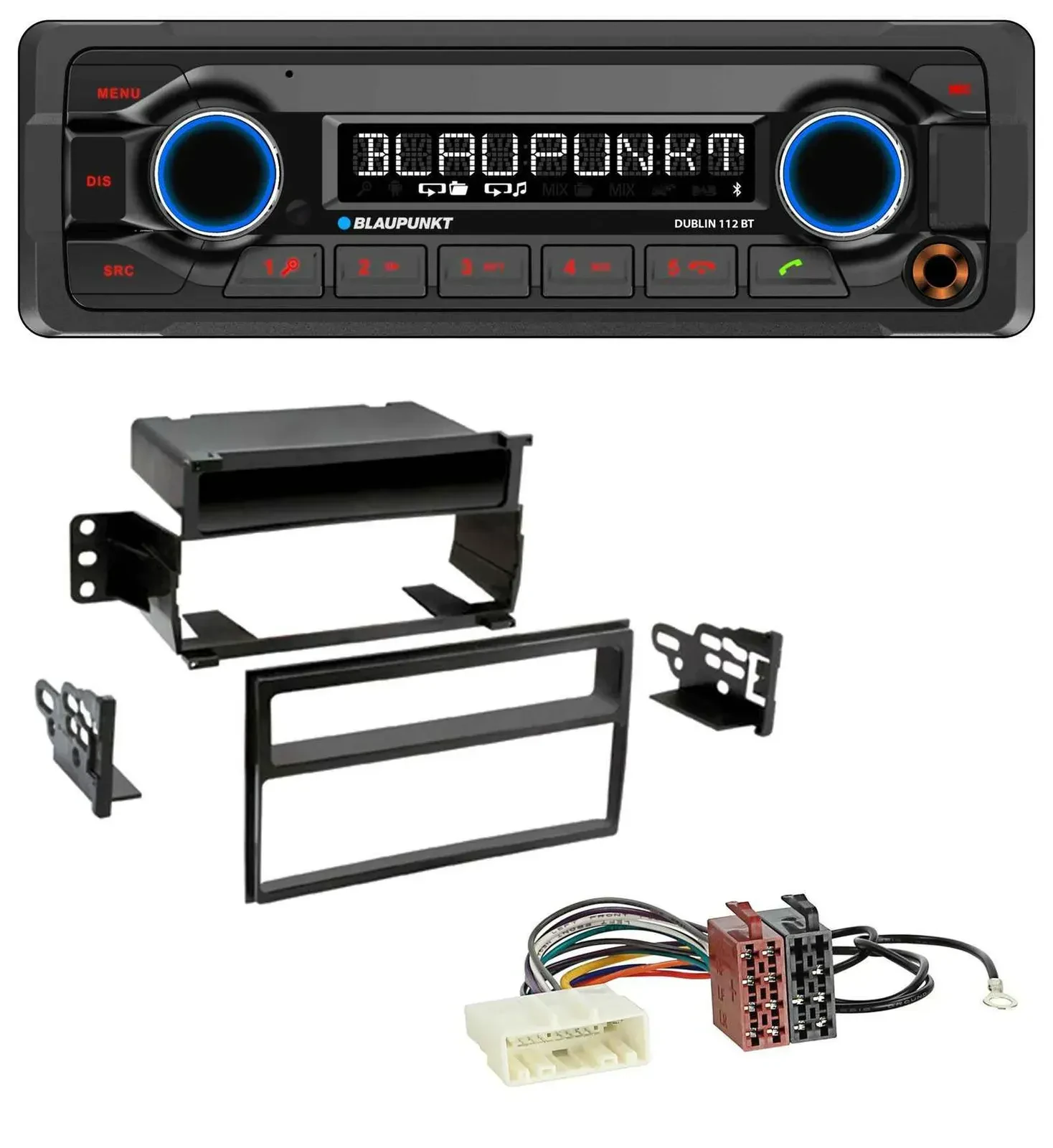 Blaupunkt MP3 Bluetooth USB AUX Autoradio für Nissan Versa / Tiida (ab 2007)