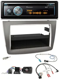 Автомагнитола Pioneer DAB, USB, CD, Bluetooth для Alfa Romeo Mito 955 (2008–2014), серебристая