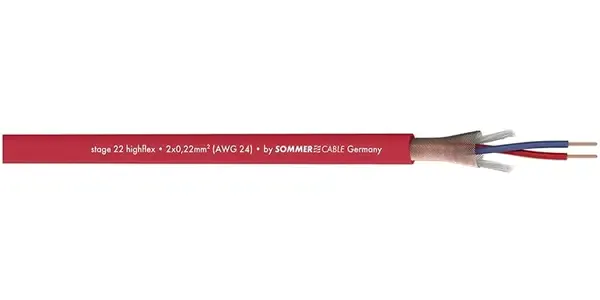 Кабель микрофонный Sommer Cable 200-0003 SC-Stage 22 Highflex