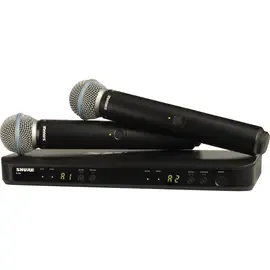 Микрофонная радиосистема Shure BLX288/B58 Dual-Channel Wireless Beta 58 Handheld Microphone System H9