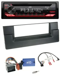 JVC CD DAB USB Bluetooth Lenkrad Autoradio für BMW 5er E39 1996-2001