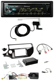 Автомагнитола для Kia Rio UB (2017–2023) Pioneer CD/USB/DAB, MP3, черный глянец