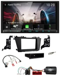Kenwood Lenkrad 2DIN USB DAB Bluetooth Autoradio für Mazda 5 2010-2015