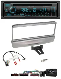 Kenwood Bluetooth DAB CD Lenkrad USB Autoradio für Ford Mondeo 2000-2002 silber