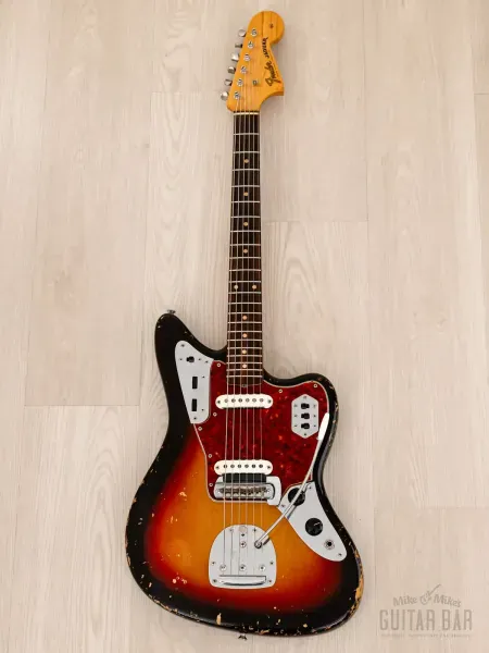 Электрогитара Fender Jaguar SS Sunburst w/case USA 1962