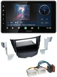 Автомагнитола для Hyundai Veloster (с 2011) Kenwood MP3, Bluetooth, USB, DAB