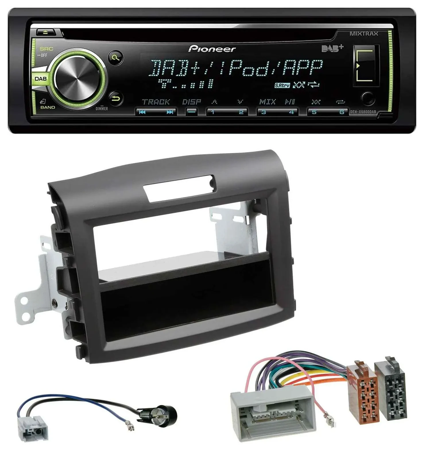 Pioneer DAB USB MP3 AUX CD Autoradio für Honda CR-V (ab 2013)