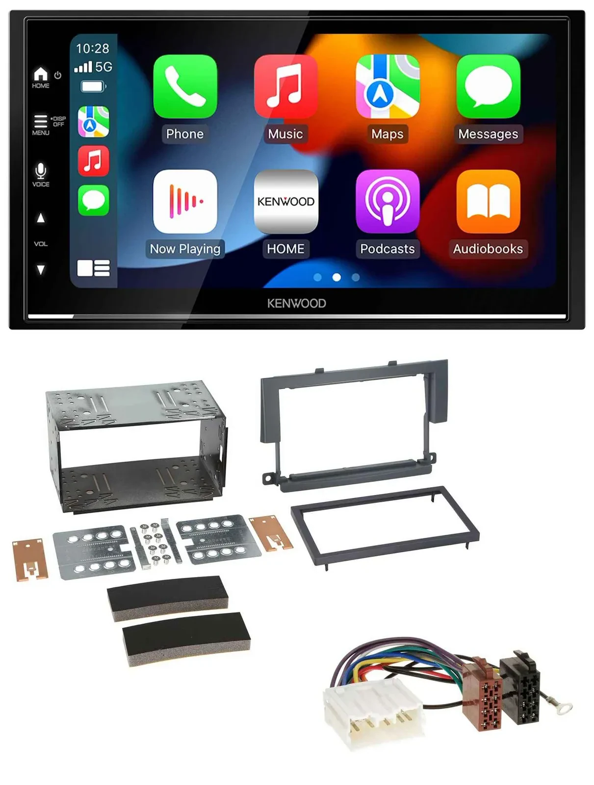 Kenwood DAB USB Bluetooth 2DIN MP3 Autoradio für Mitsubishi Colt 2004-2009