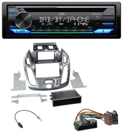 Автомагнитола JVC Bluetooth MP3 USB DAB CD для Ford Transit Connect (2012–2018)