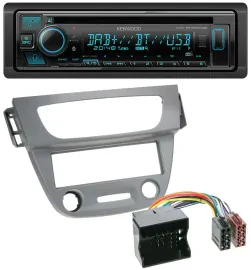 Автомагнитола для Renault Megane 3 Kenwood Bluetooth, DAB, CD, MP3, USB, Quadlock (2009–2014)