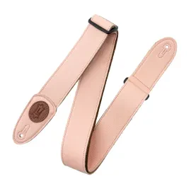 Levy's MSS7G Garment Leather 2" Guitar Strap, Soft Pink